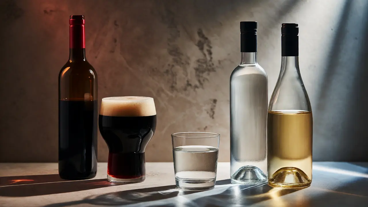 Porovnání rizikových a bezpečných alkoholických nápojů